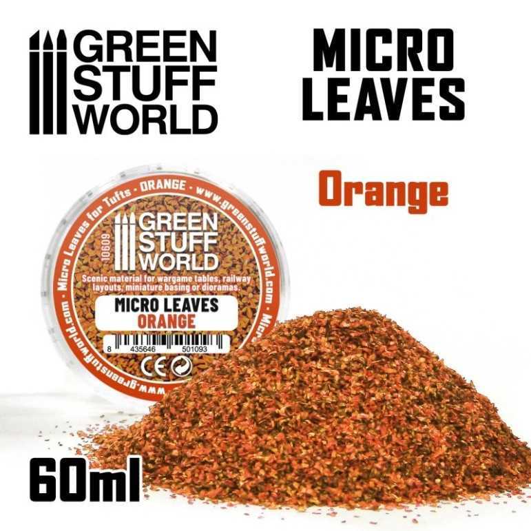 Micro leaves - orange