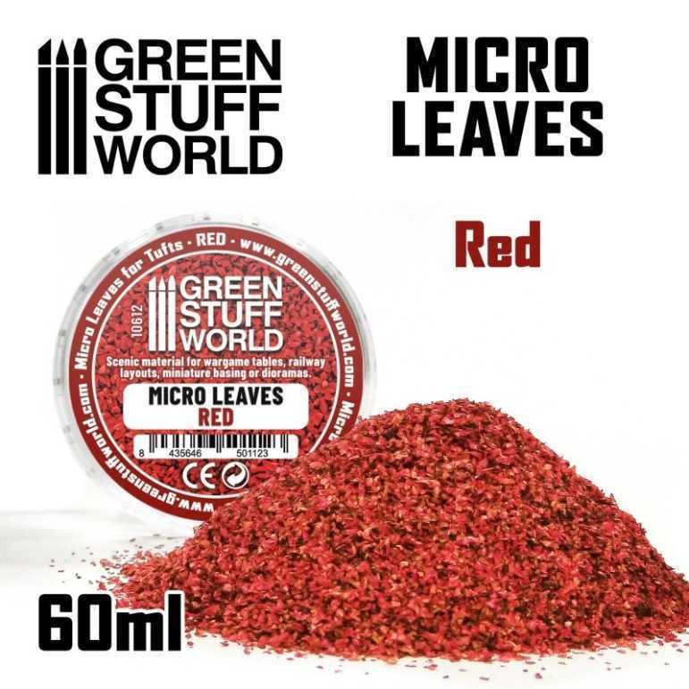 Micro leaves - red