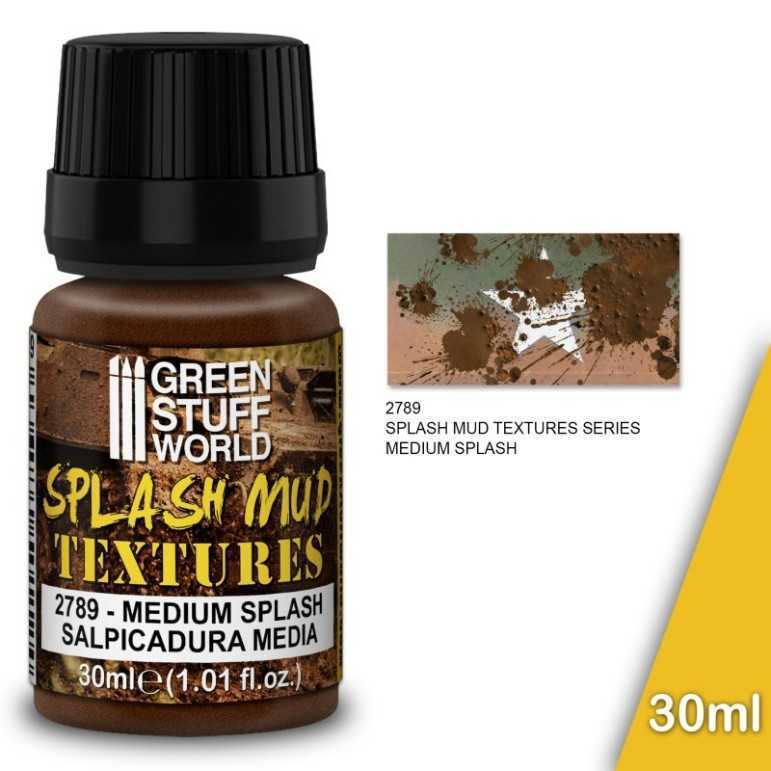 Splash mud textures - medium brown