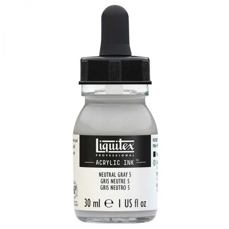 Liquitex acrylic ink 30ml neutral grey