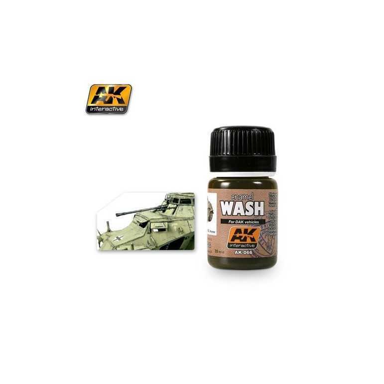 Wash for dak vehicles