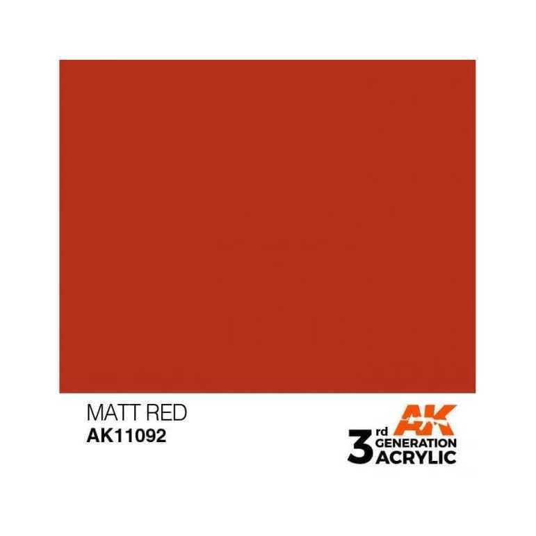 Matt red