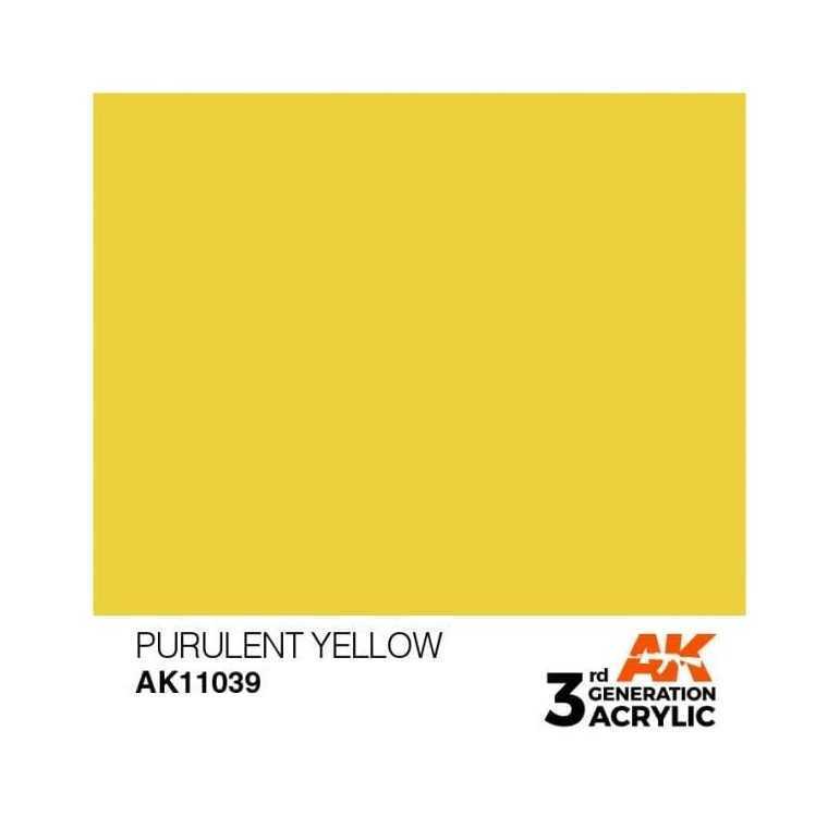 Purulent yellow