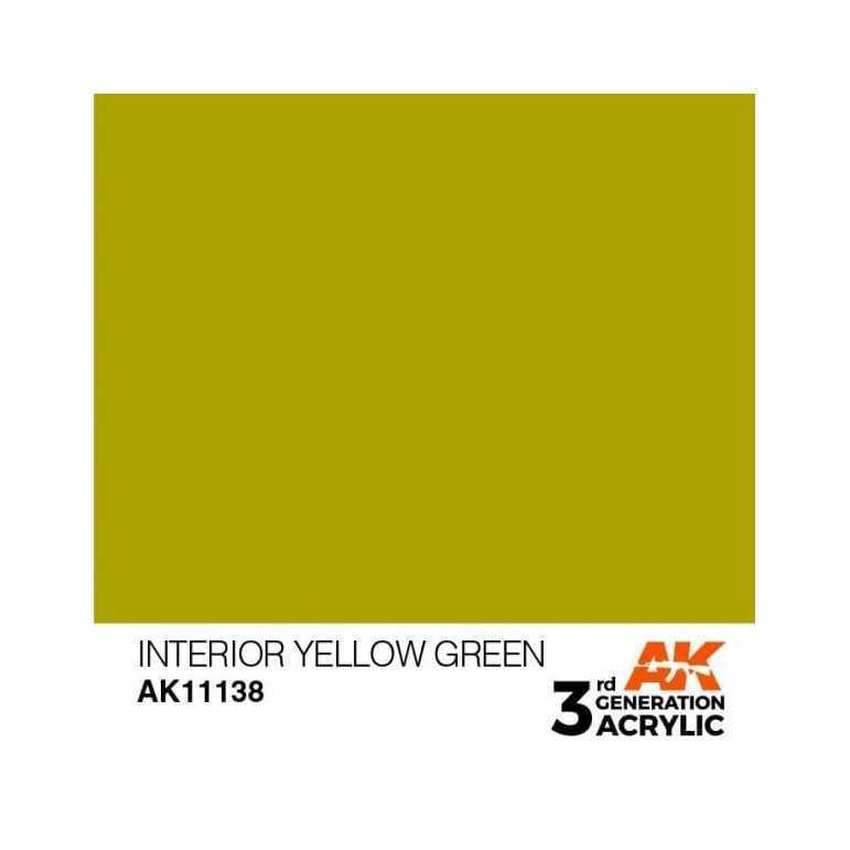 Interior yellow green