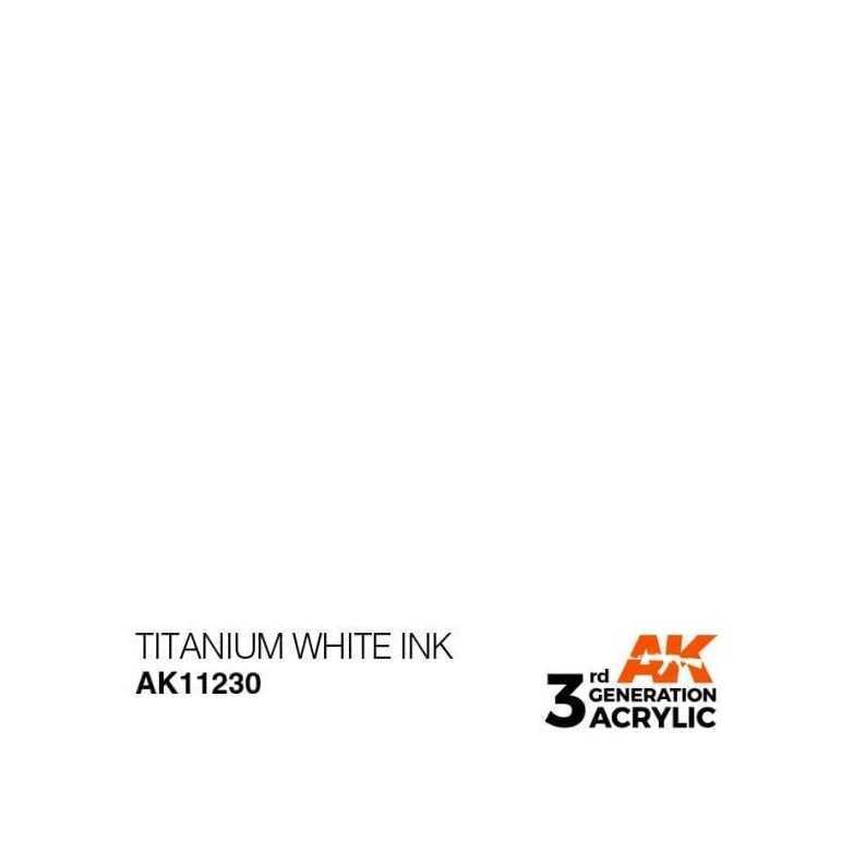 Titanium white ink