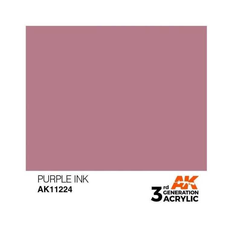 Purple ink