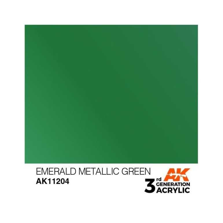 Esmerald metallic green