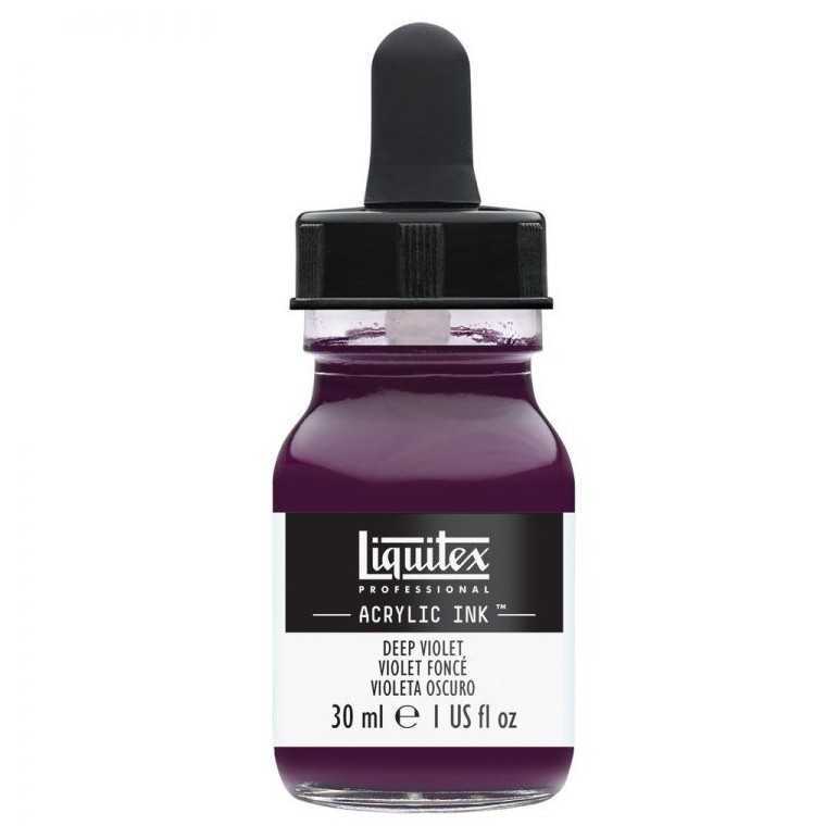 Professional acrylic ink: deep violet