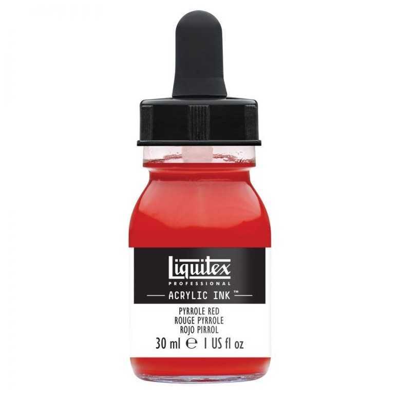 Professional acrylic ink: pyrrole red