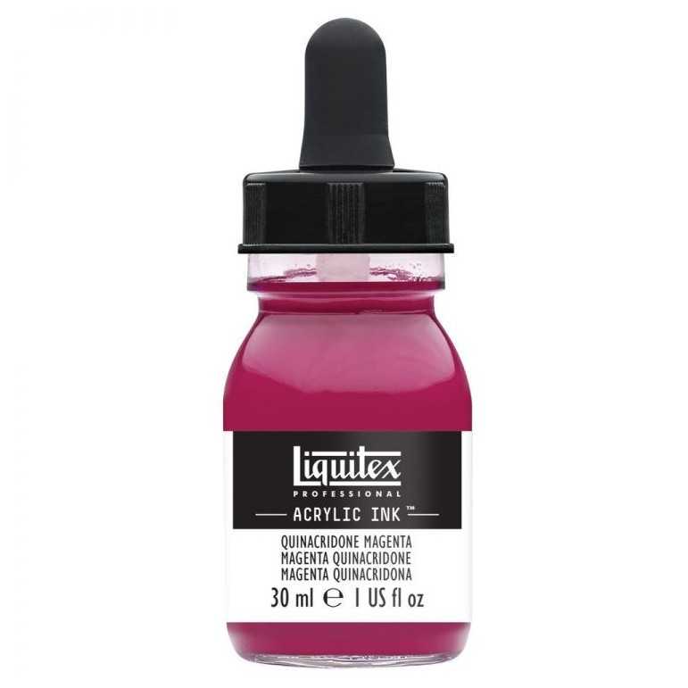 Professional acrylic ink: quinacridone magenta