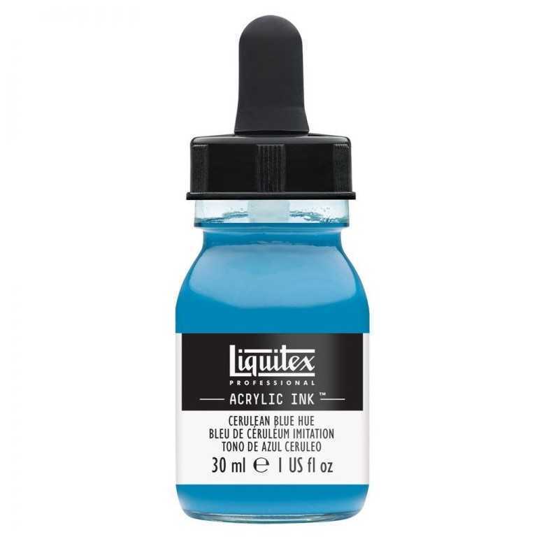 Professional acrylic ink: cerulean blue hue