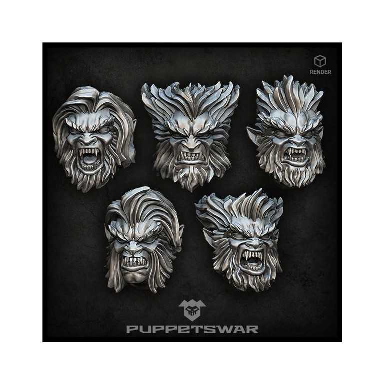 Werewolf heads