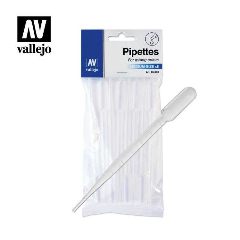 Pipettes medium size *8