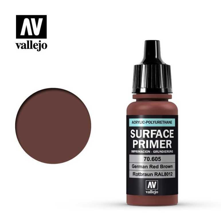 Surface primer german red brown