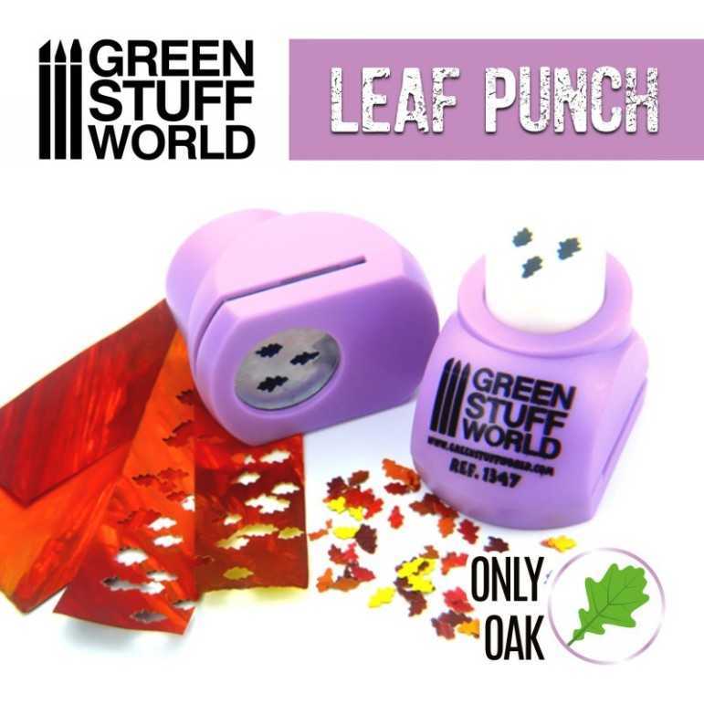 Leaf punch light purple