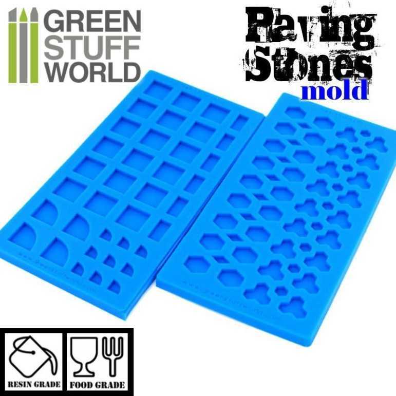 Paving stone silicone mould