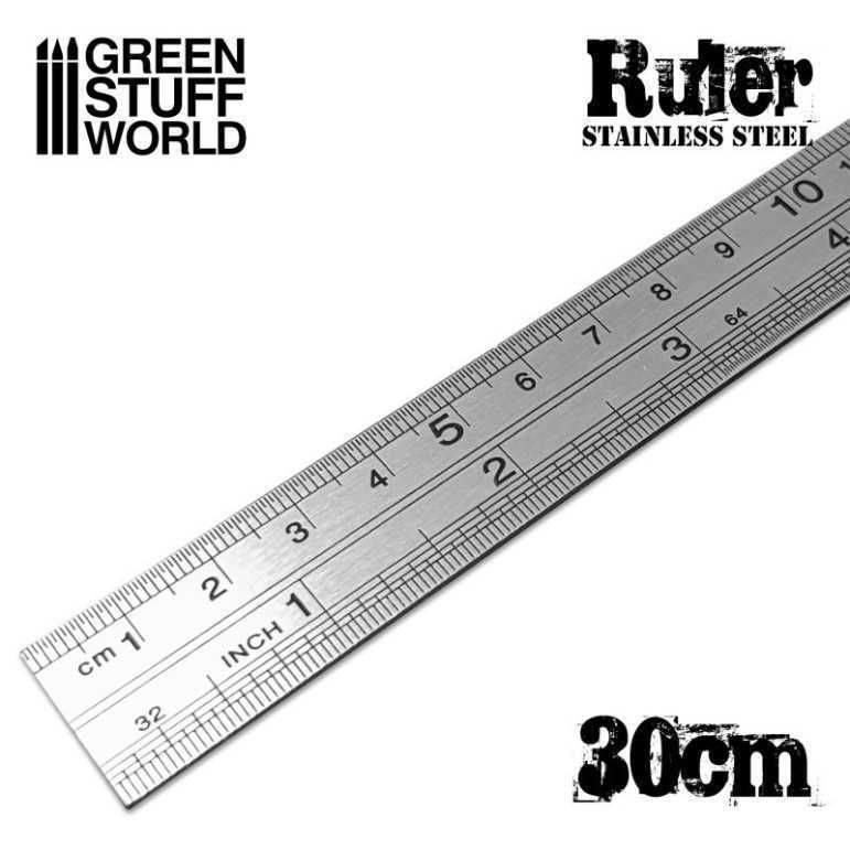 Stainless steel ruler 30cm