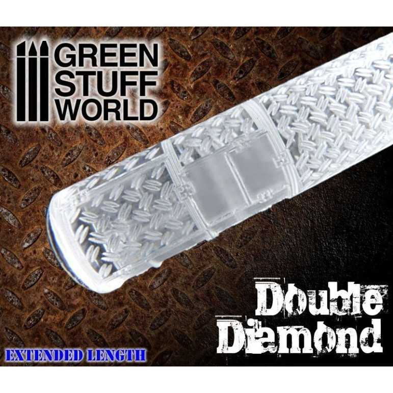 Double diamond rolling pin