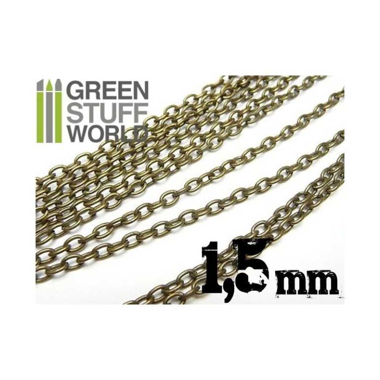 Chain 1,5mm bronze color