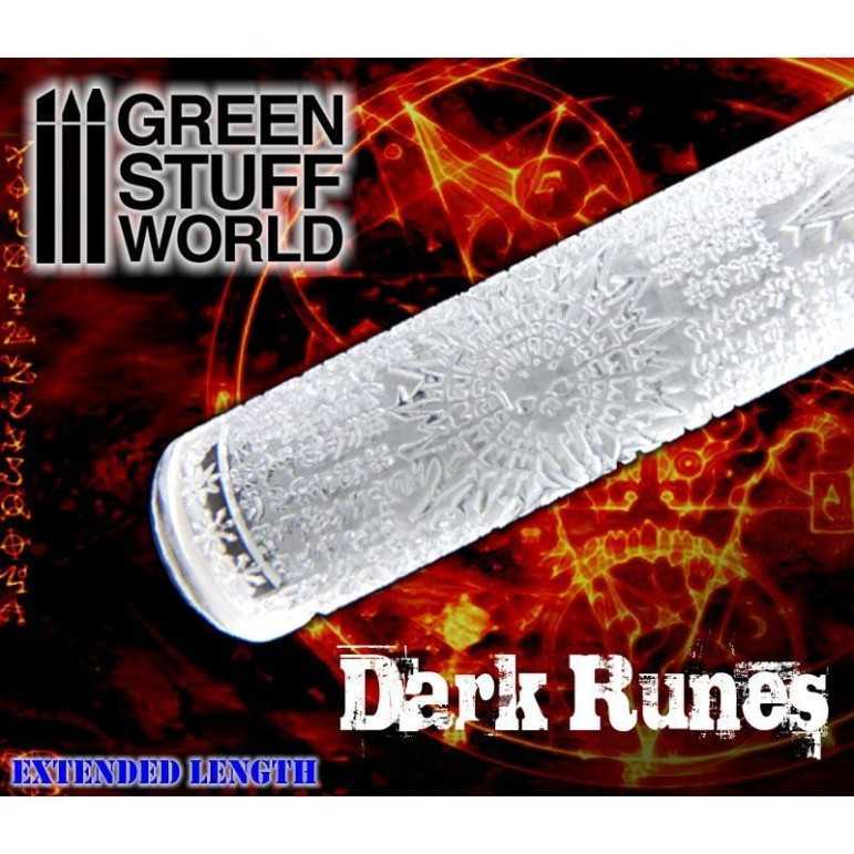 Dark runes rolling pin