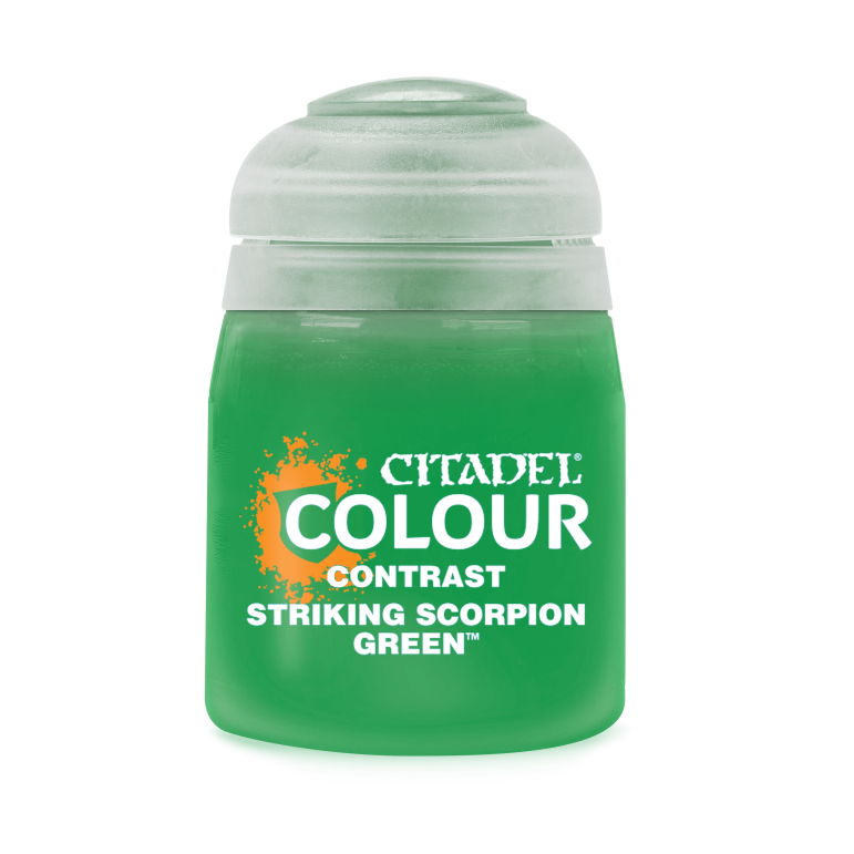 Contrast: striking scorpion green (18ml)