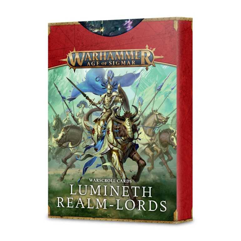 Warscroll cards: lumineth realm-lords