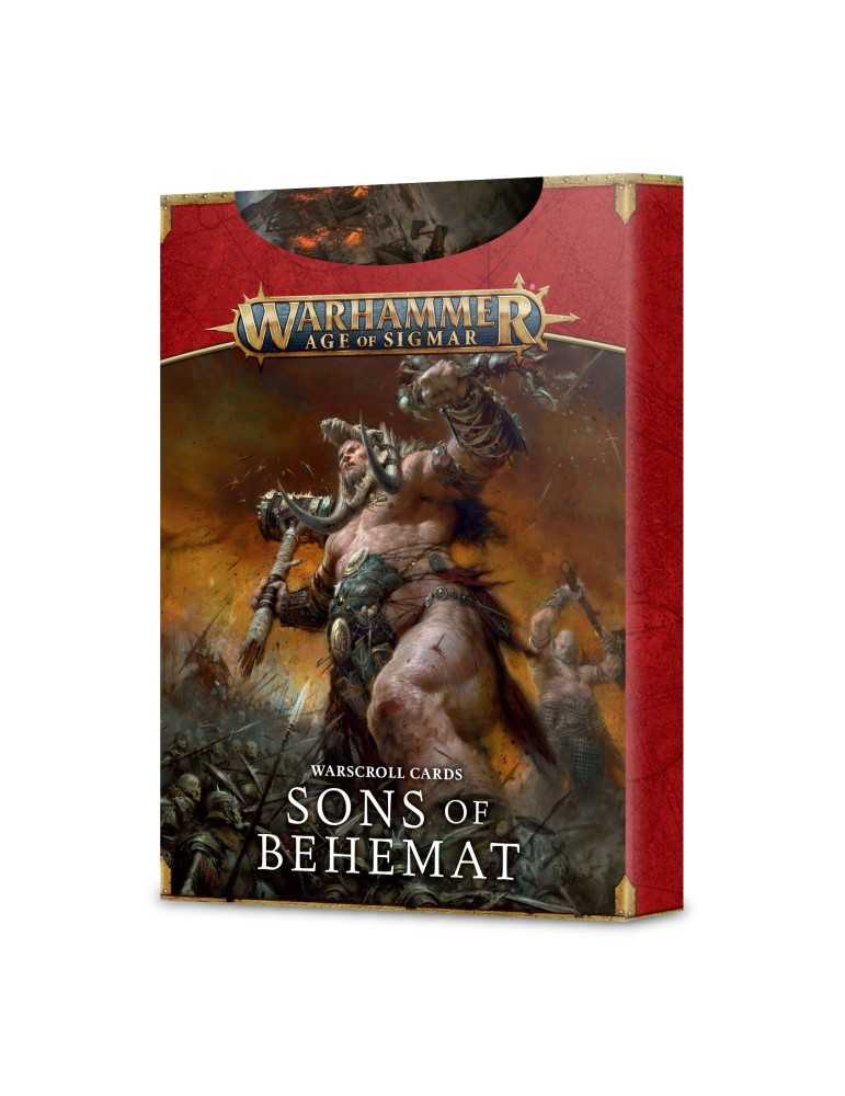 Warscroll cards: sons of behemat