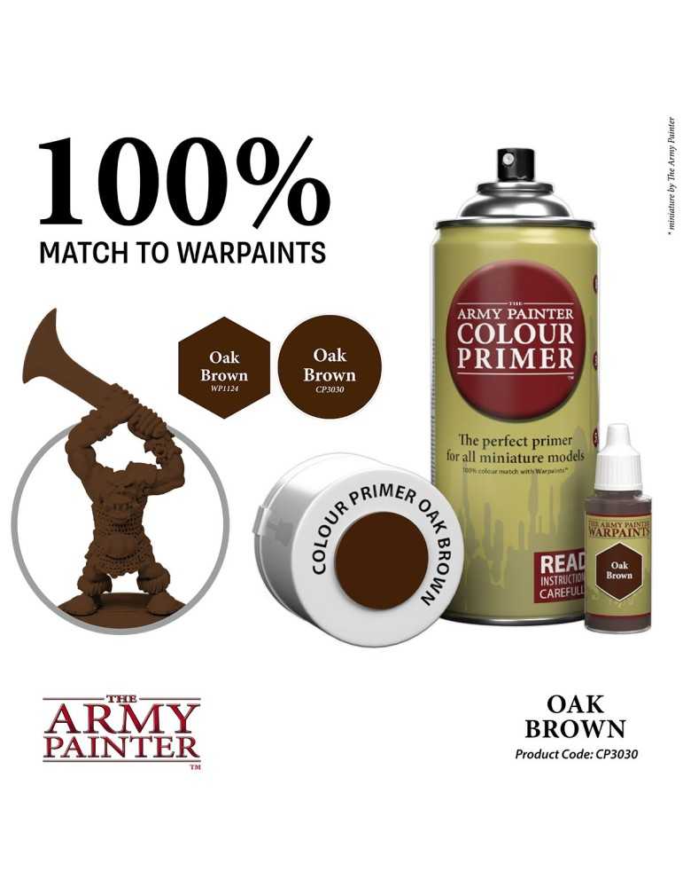 Colour primer oak brown