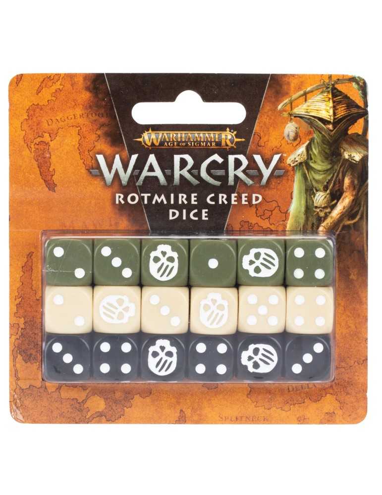 Warcry: rotmire creed dice