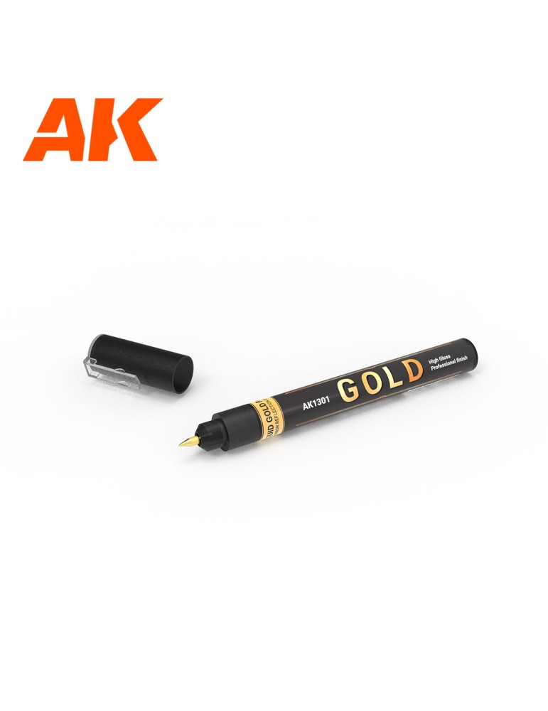 Metallic liquid marker – gold