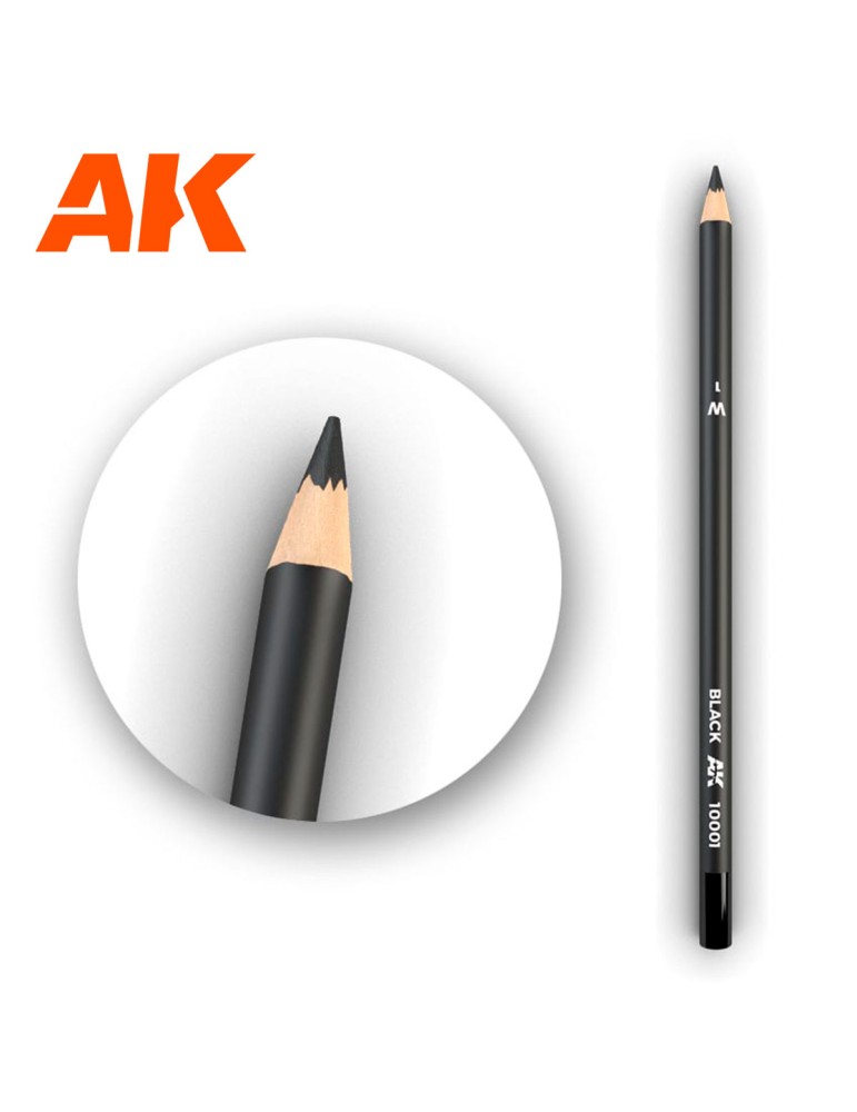 Black weathering pencil