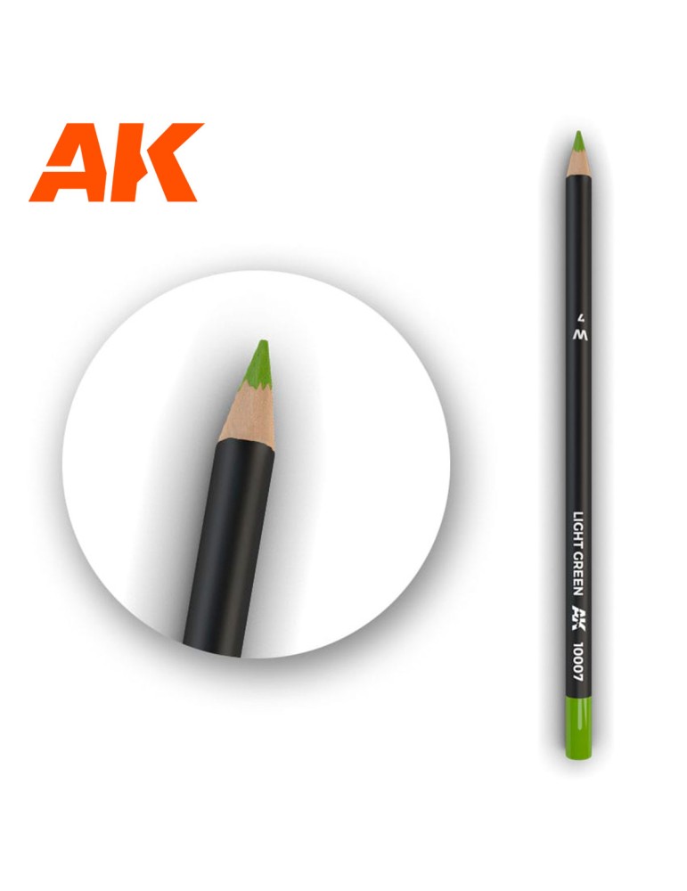 Light green weathering pencil