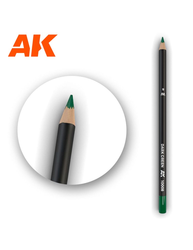 Dark green weathering pencil