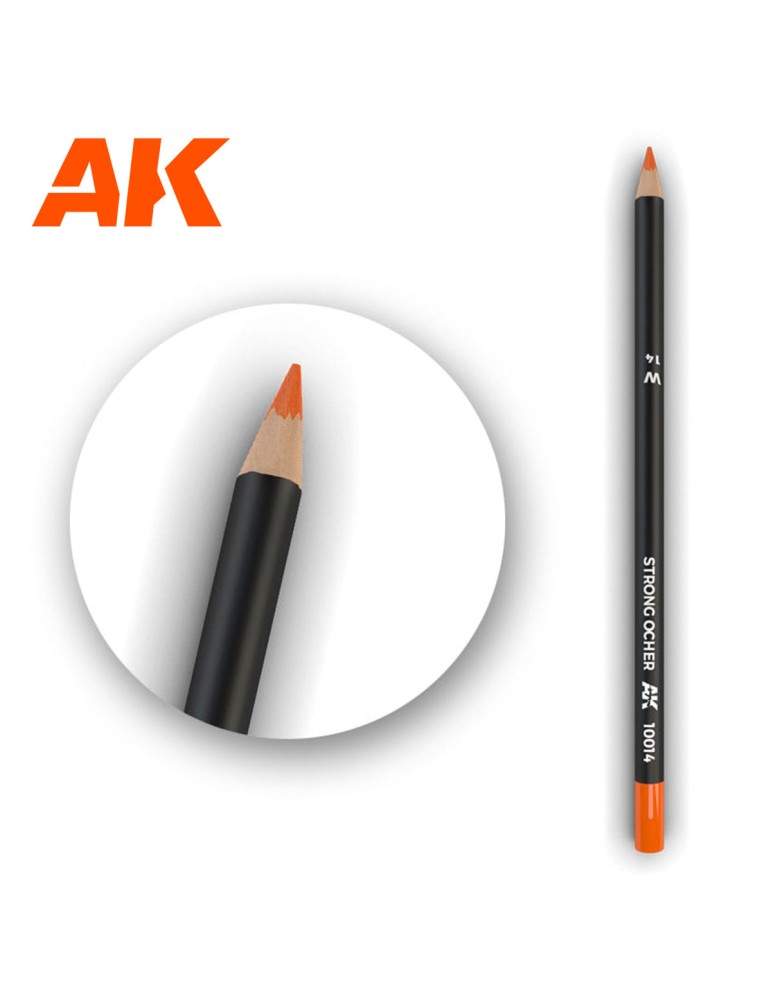 Strong ocher weathering pencil