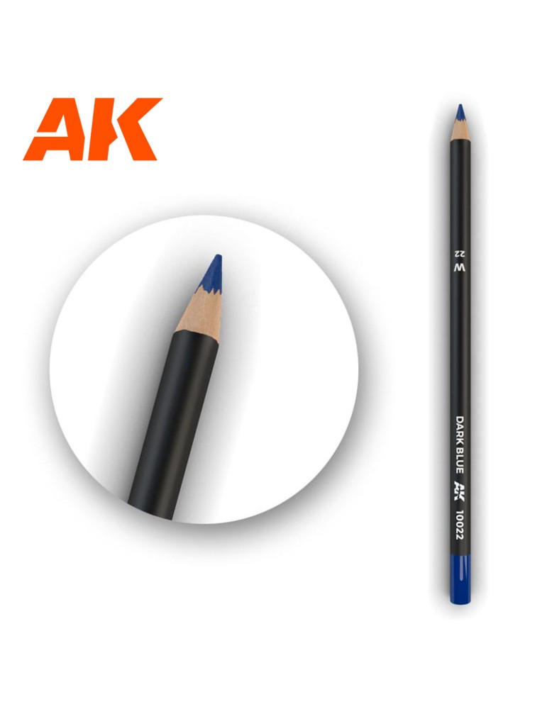 Dark blue weathering pencil