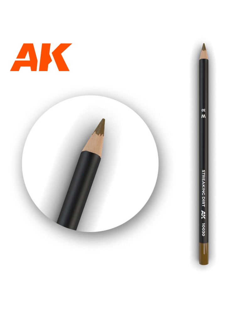 Streaking dirt weathering pencil