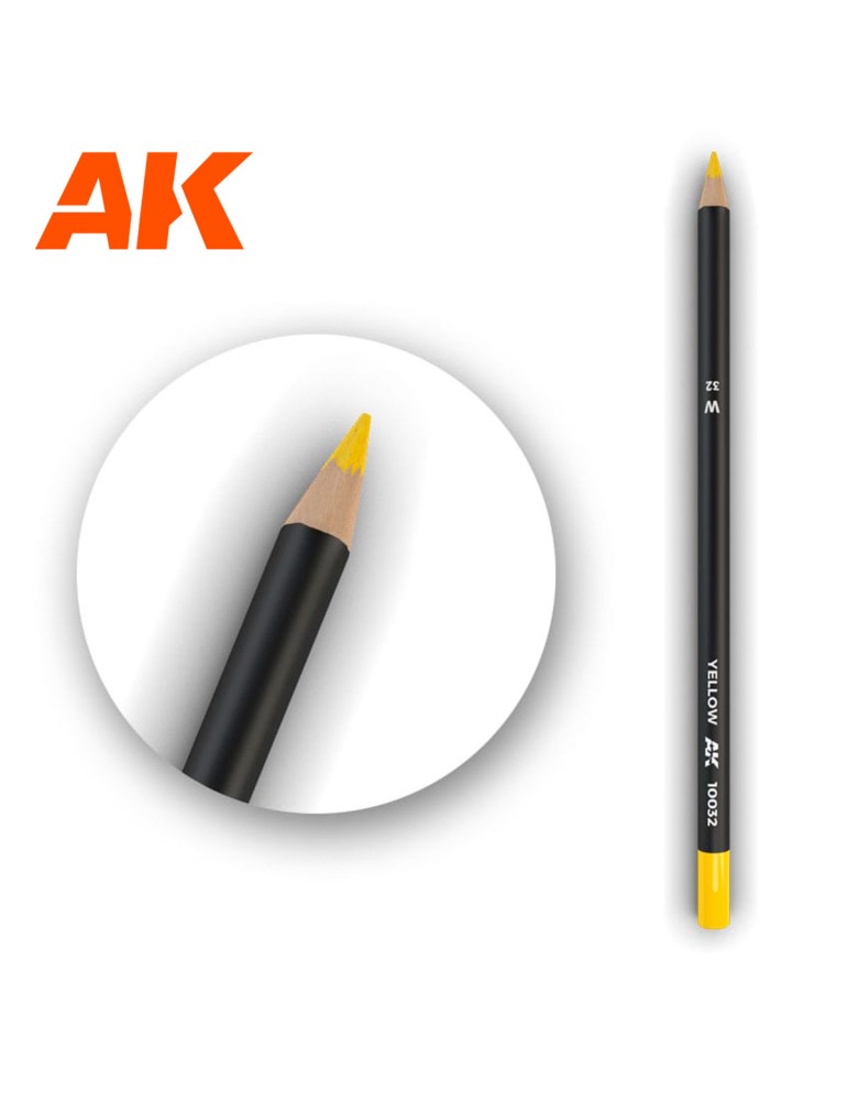 Yellow weathering pencil