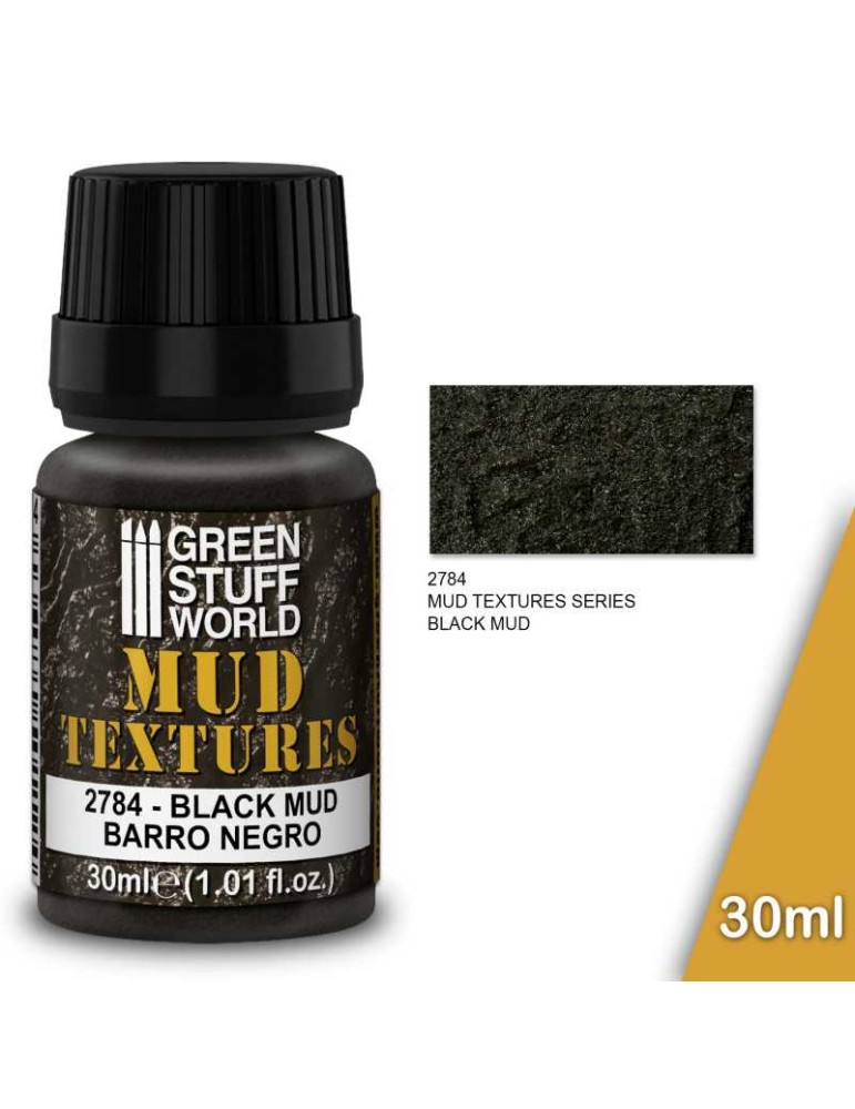 Mud textures - black mud 30ml