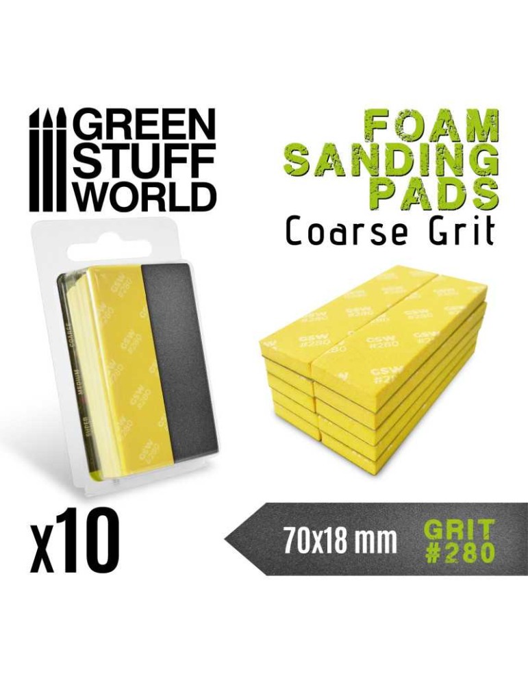 Foam sanding pads 280 grit