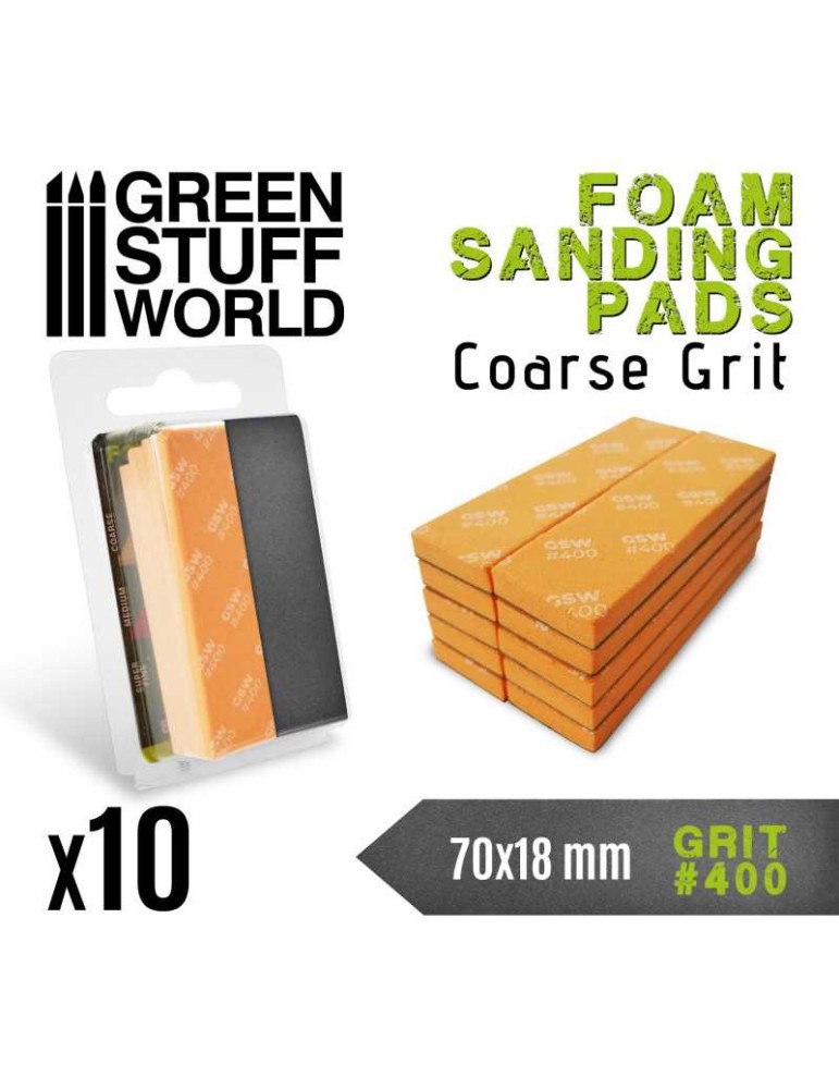 Foam sanding pads 400 grit