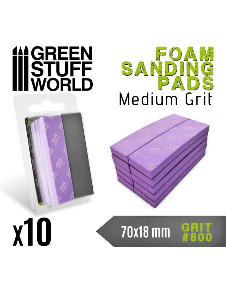 Foam sanding pads 800 grit