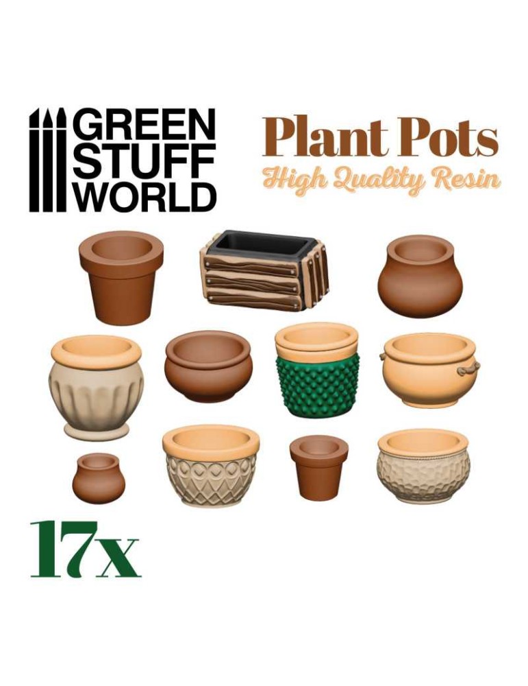 Plant pot resin set