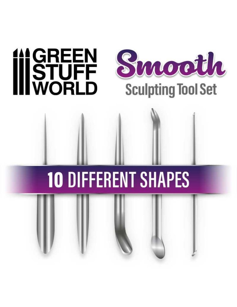 Sculpting tool set smooth