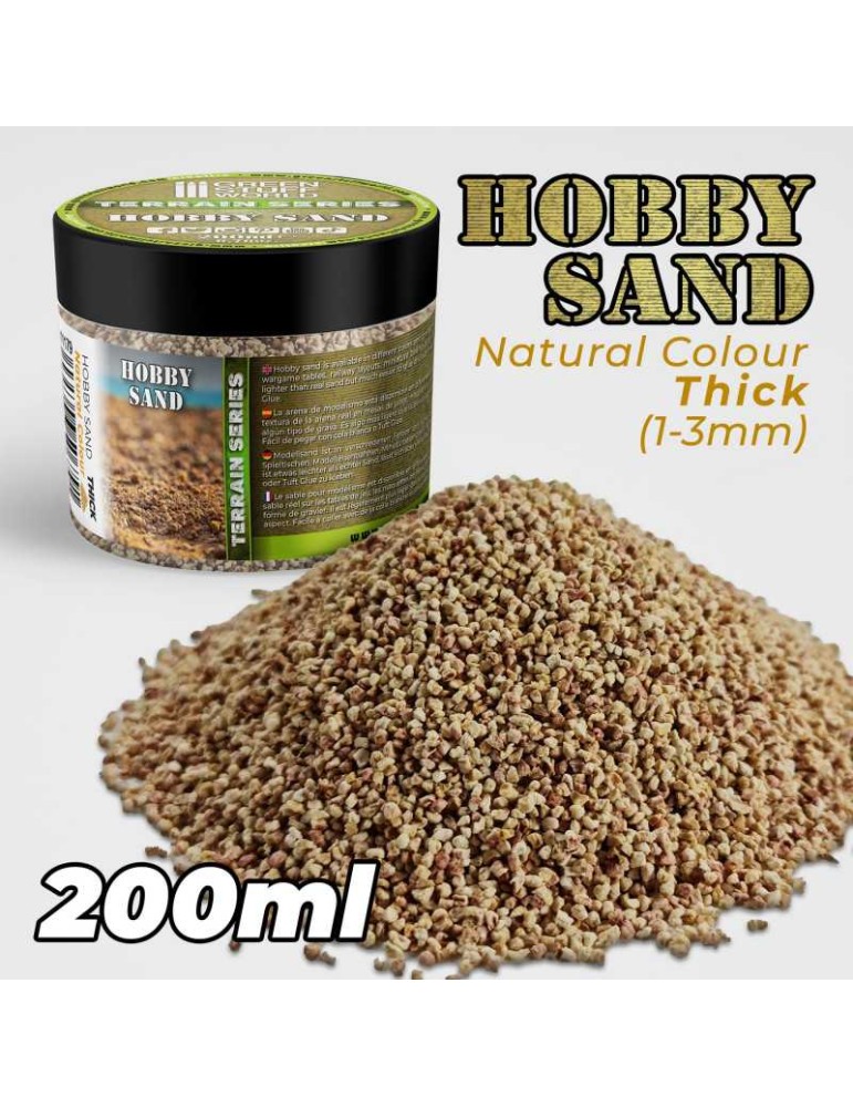 Hobby sand thick natural colour