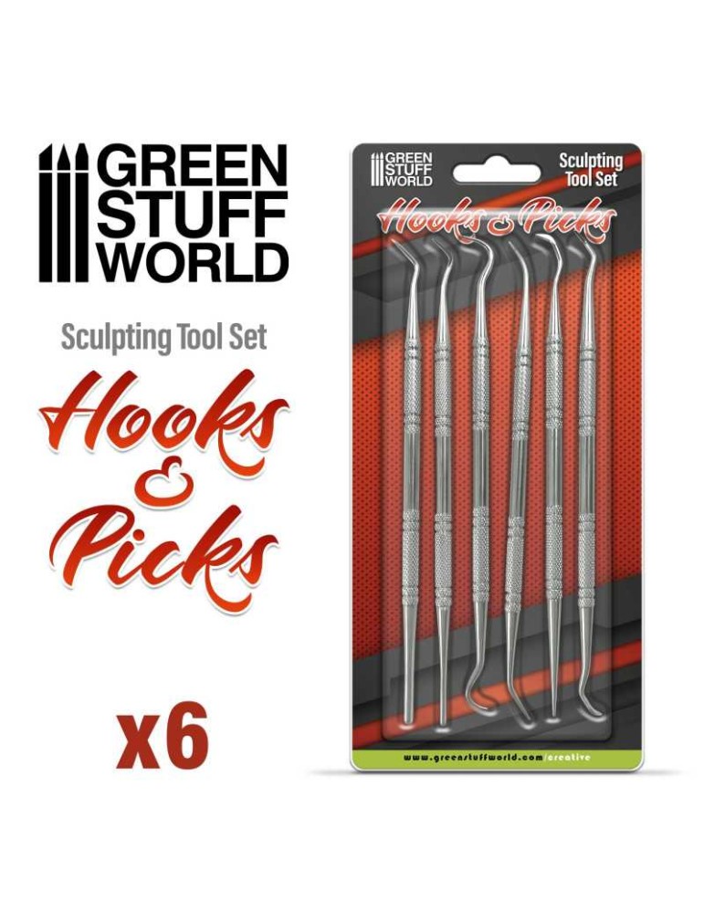 Hook & picks set 6pc