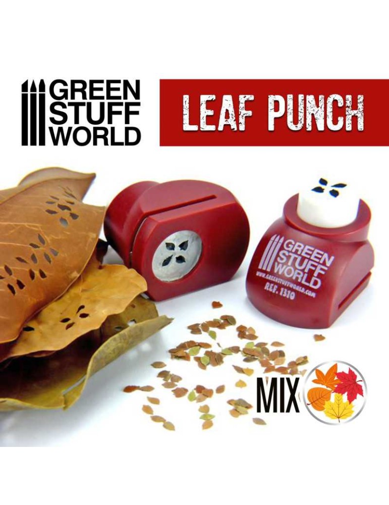 Leaf punch red