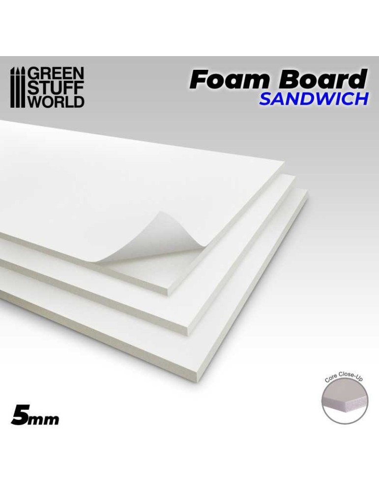 Foamboard 5mm sandwich