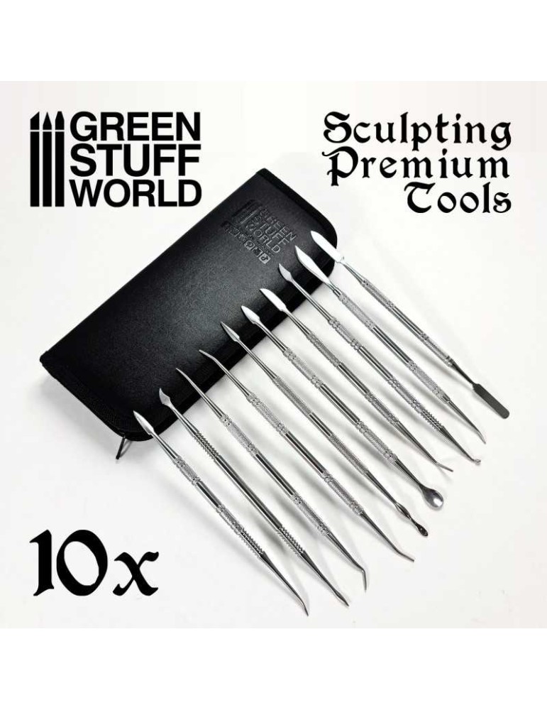 10x professional sculpting tools with case