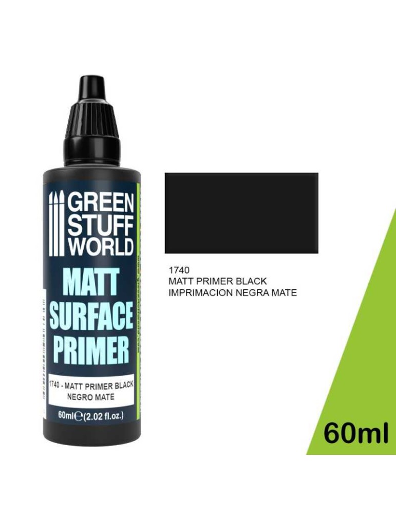 Matt surface primer 60ml - black