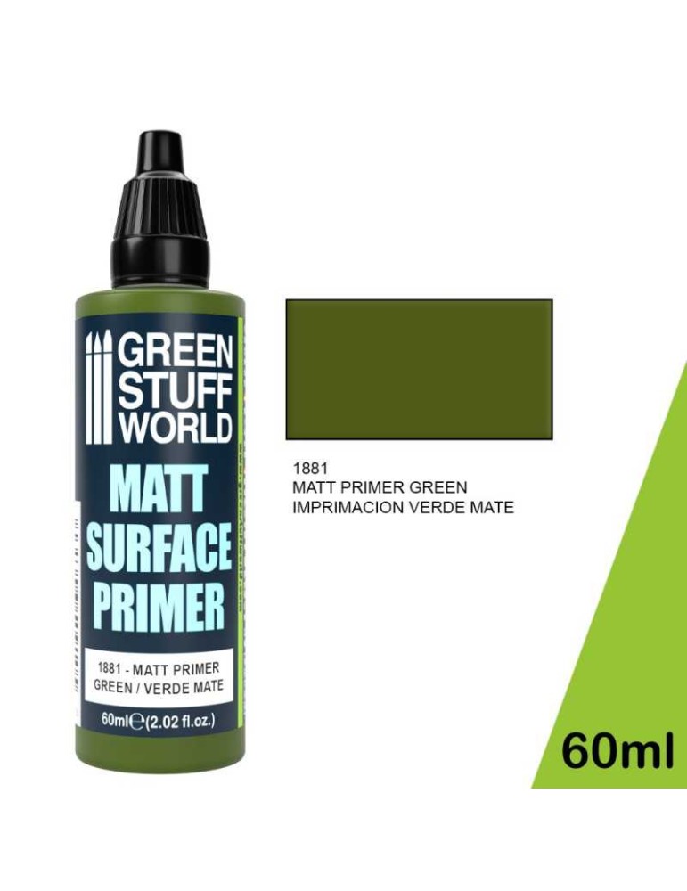 Matt surface primer 60ml - green